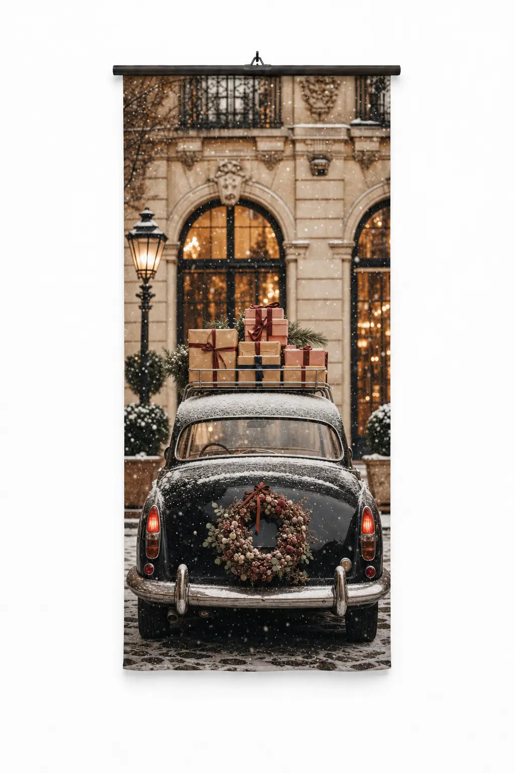 Banner Christmas car | 75 x 180 cm