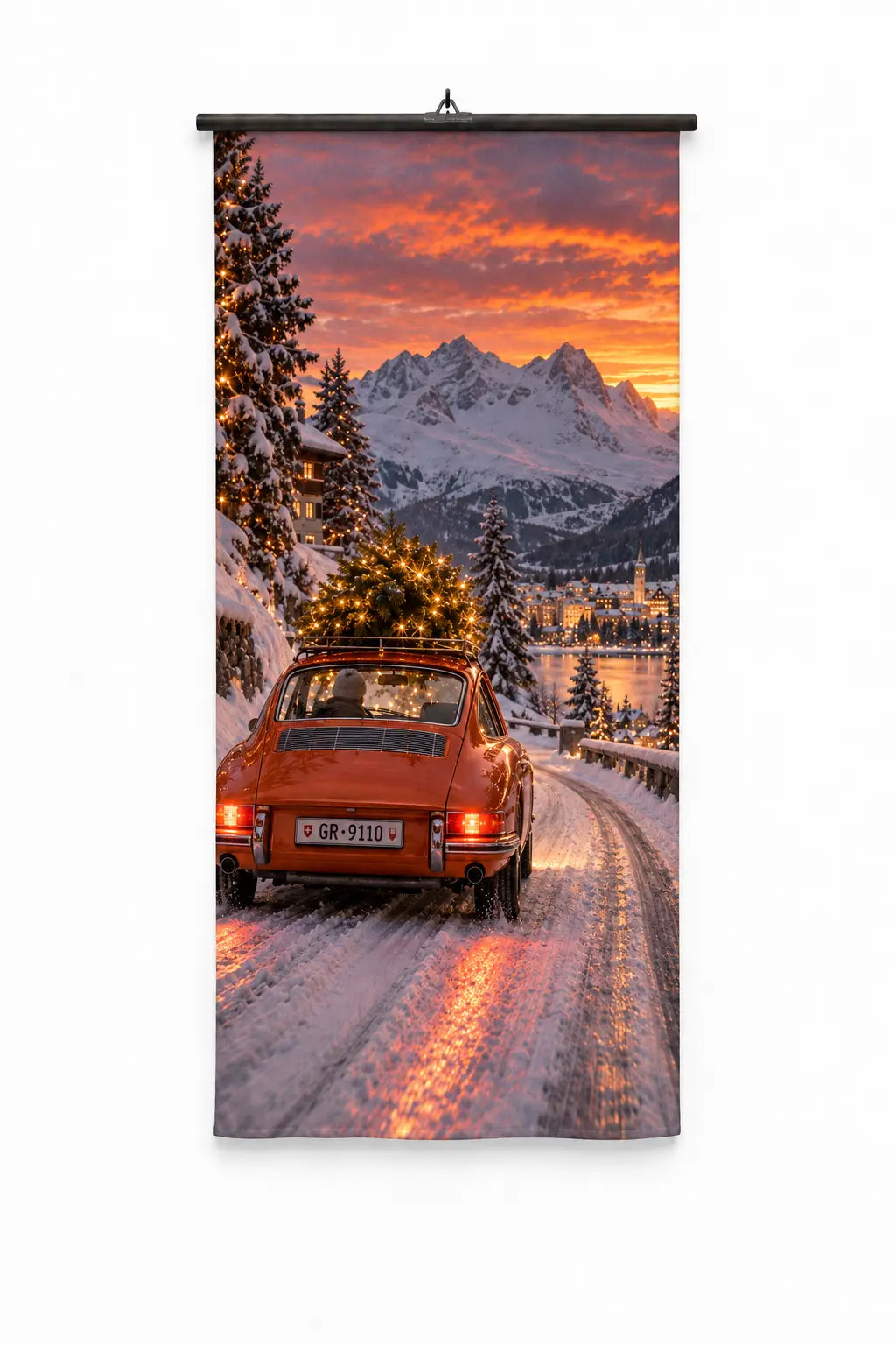 Banner Christmas on the way | 75 x 180 cm