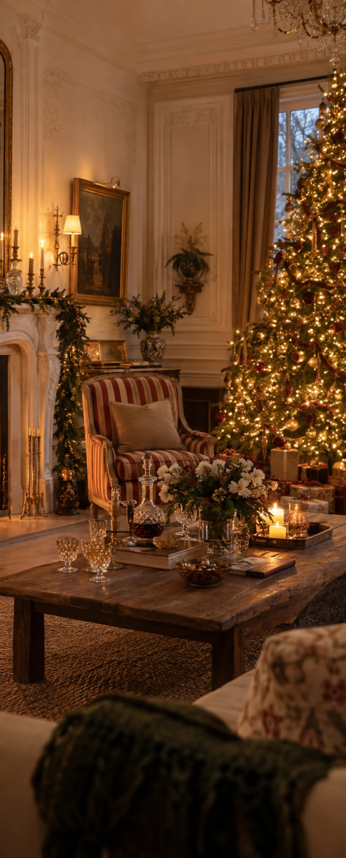 Banner Christmas at home | 75 x 180 cm