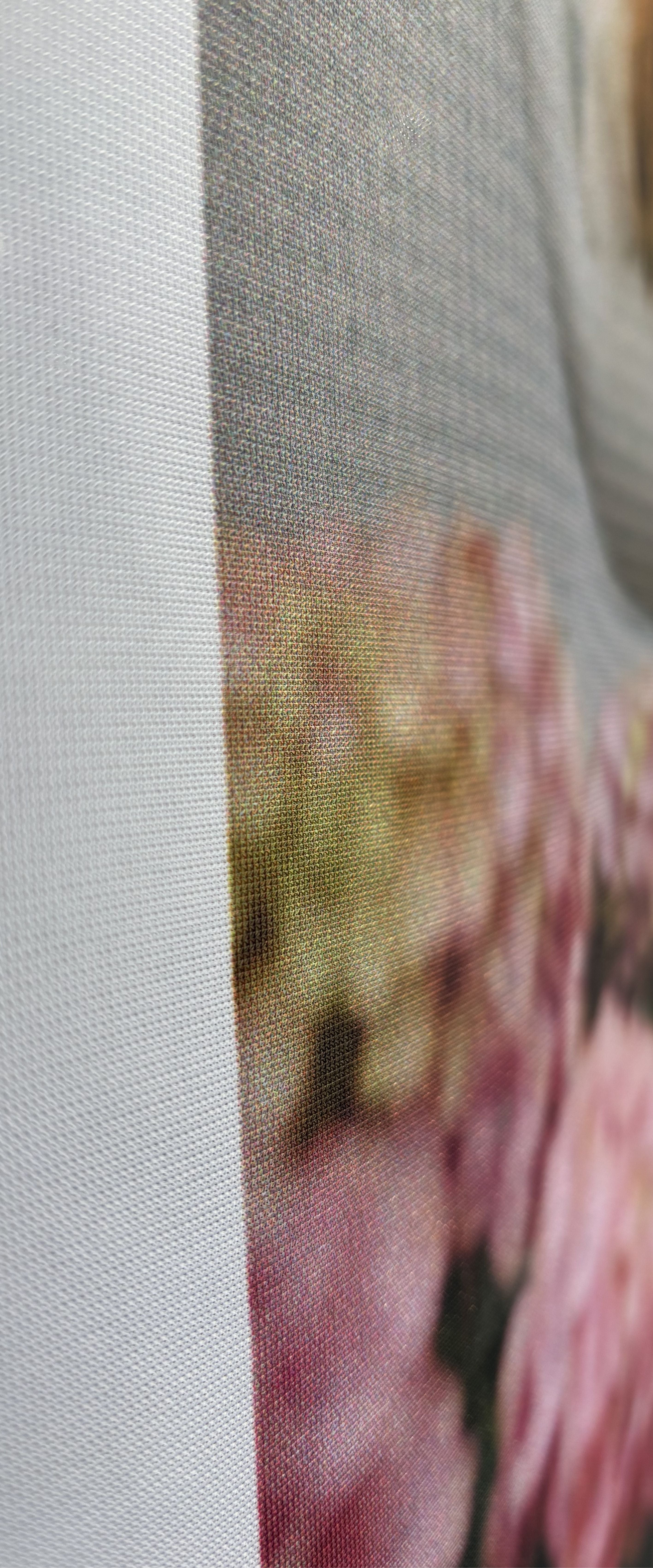 Banner Slow living - full - Détail texture semi-transparente de la toile polyester